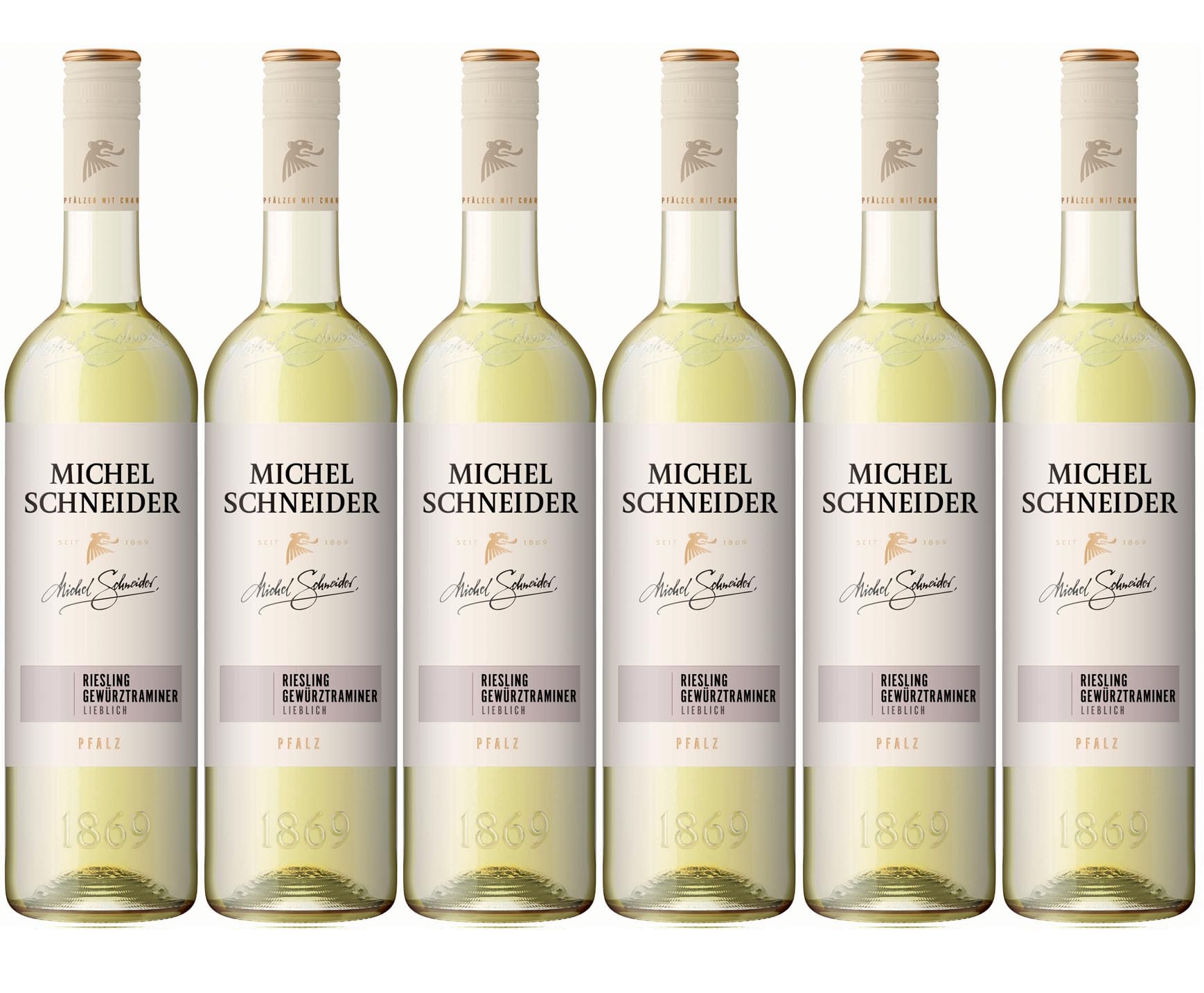 Michel Schneider Riesling Gewürztraminer Lieblich (6 x 0.75 l)