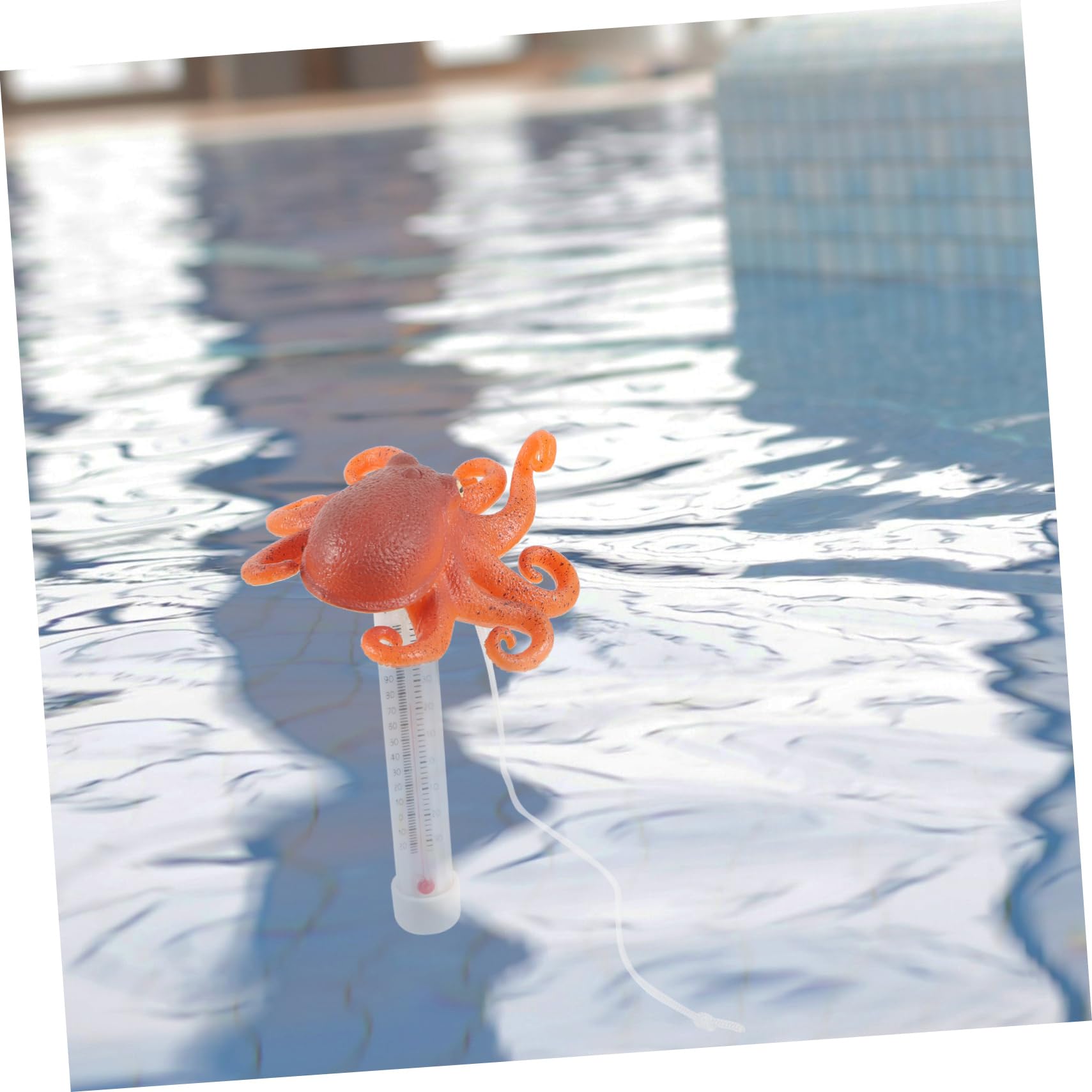 KOMBIUDA Termometro Celsius e Piscina per Misurazione Plastico Galleggiante in Temperatura Rapida Gradi Fahrenheit Acqua per Stagni e Vasche Idromassaggio