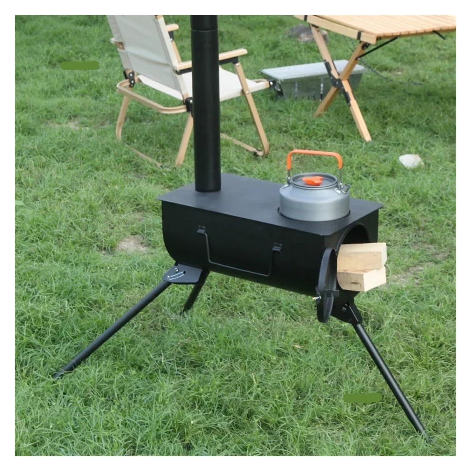 Stufa A Legna Piccoli camini for stufa a legna da esterno, semplice riscaldamento portatile multiuso campeggio for picnic