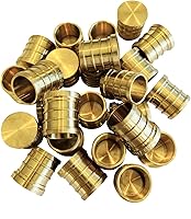 Vista 23 de EFIELD - Juego de 25 tapones de engarce de púas PPSU de polietileno de 3/4 pulgadas (tapa final) con pestaña de posición para tubos Pex