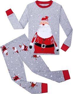 Boys Girls Christmas Pyjamas Kids Pajama Set Dinosaur Cotton Long Sleeve pjs Sleepwear Toddler Kids Cartoon Nightwear