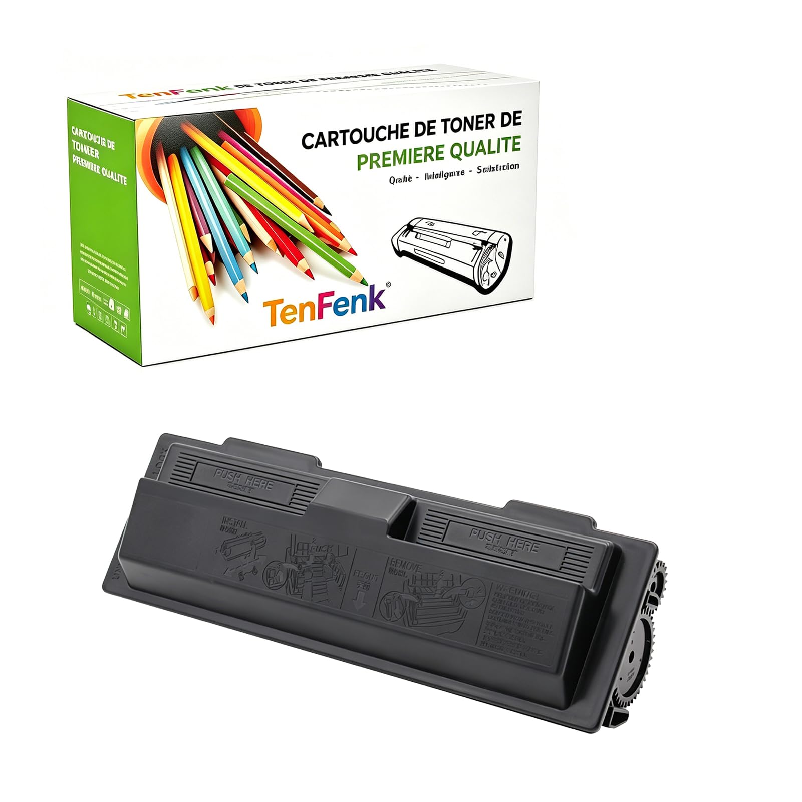 Kompatybilny zamiennik kasety z tonerem dla Epson M2000 C13S050437 do użytku z Epson Aculaser M2000D M2000DN M2000DT M2000DTN drukarką,(Czarny-8000 stron),1 pack