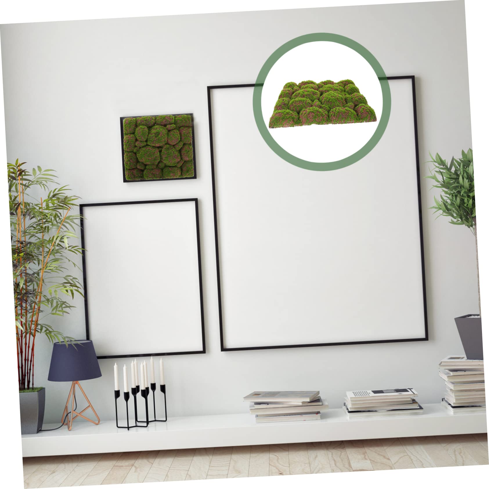 UPKOCH 3 Stück Simuliertes Moosbrett Gefälschte Pflanze Dekoration Outdoor- Anlage Wand Wohnkultur Gras Im Freien Grün Hochzeit Pflanzen Kunstrasen Moos Dekoratives Moos Schaum