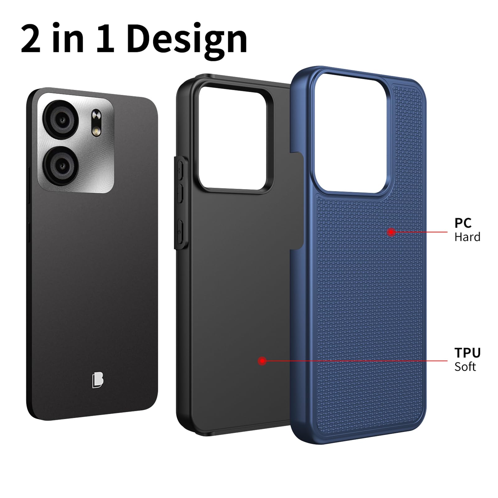Amazon.com: Ailiber for Tracfone BLU View 5 5G Phone Case, with Screen Protector, Dual Layer Shockproof Protective, Silicone Bumper Non Slip Back, Heavy Duty Rugged Cell Phone Cover for BLU View5-Blue : Amazon.com: Ailiber for Tracfone BLU View 5 5G Phone Case, with Screen Protector, Dual Layer Shockproof Protective, Silicone Bumper Non Slip Back, Heavy Duty Rugged Cell Phone Cover for BLU View5-Blue :