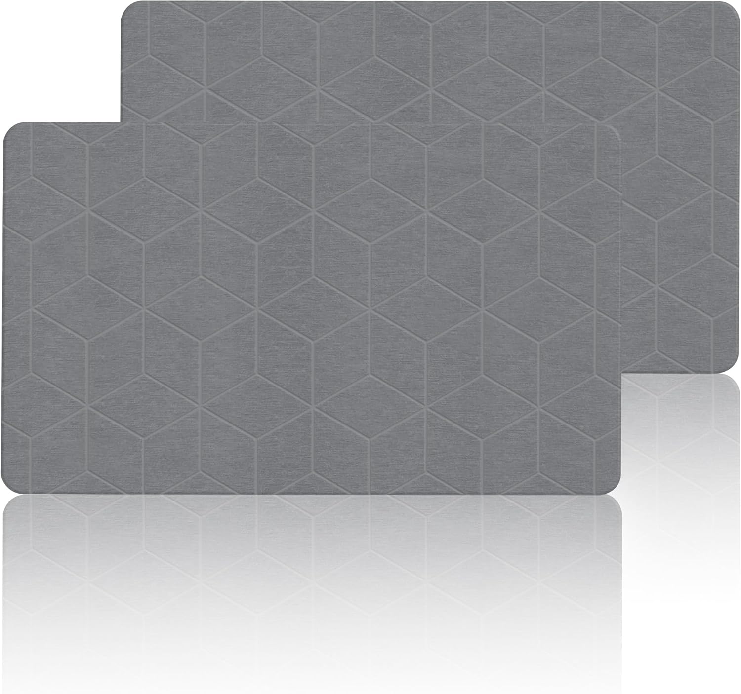 XL Stone Bath Mat, 32''x20'' Non-Slip Diatomaceous Earth Stone Bath Mat, Super Absorbent Quick Drying for Bathroom/Kitchen, Easy to Clean