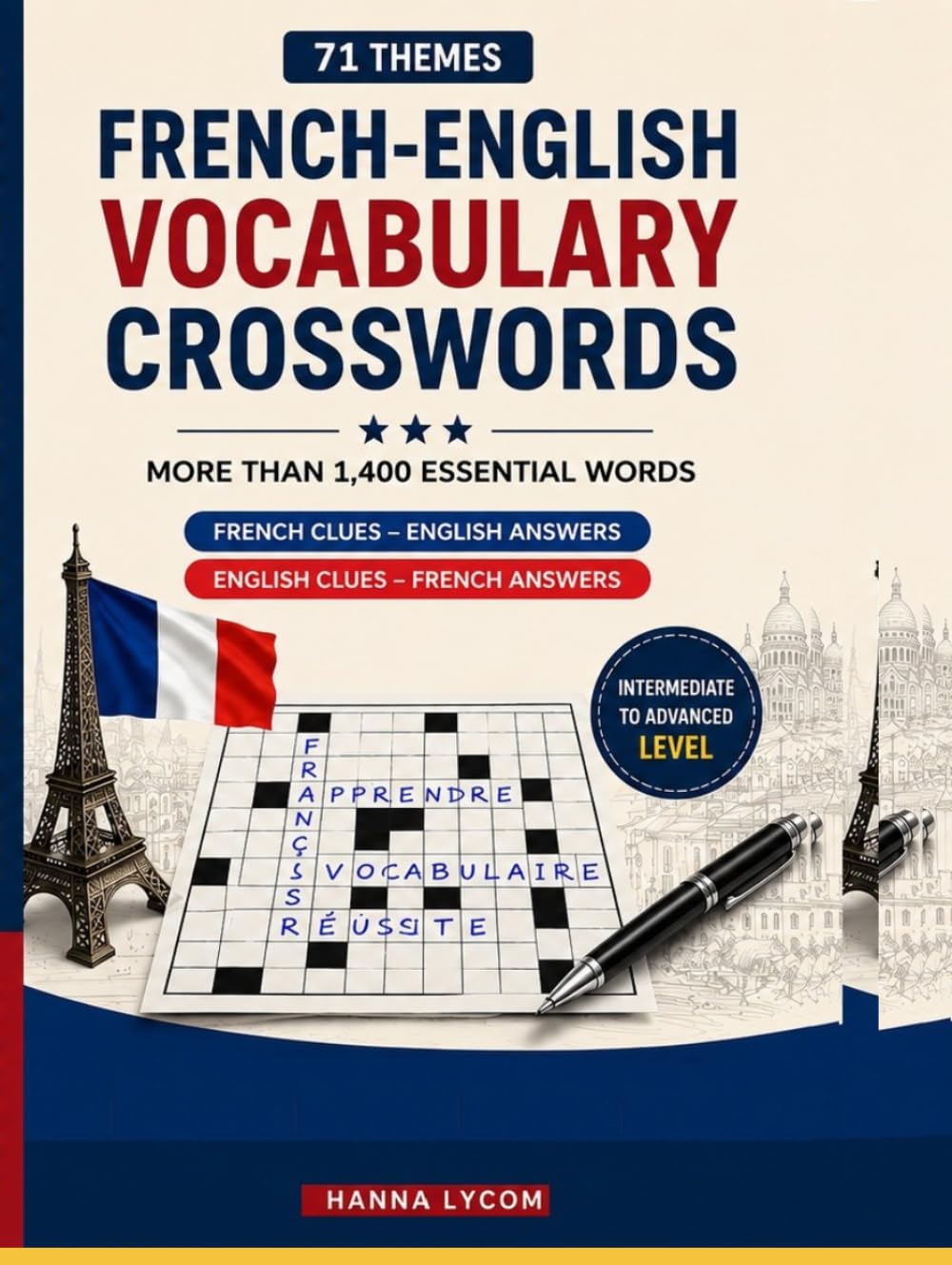 French-English Vocabulary Crosswords : Learn, Practice, and Master Bilingual Words