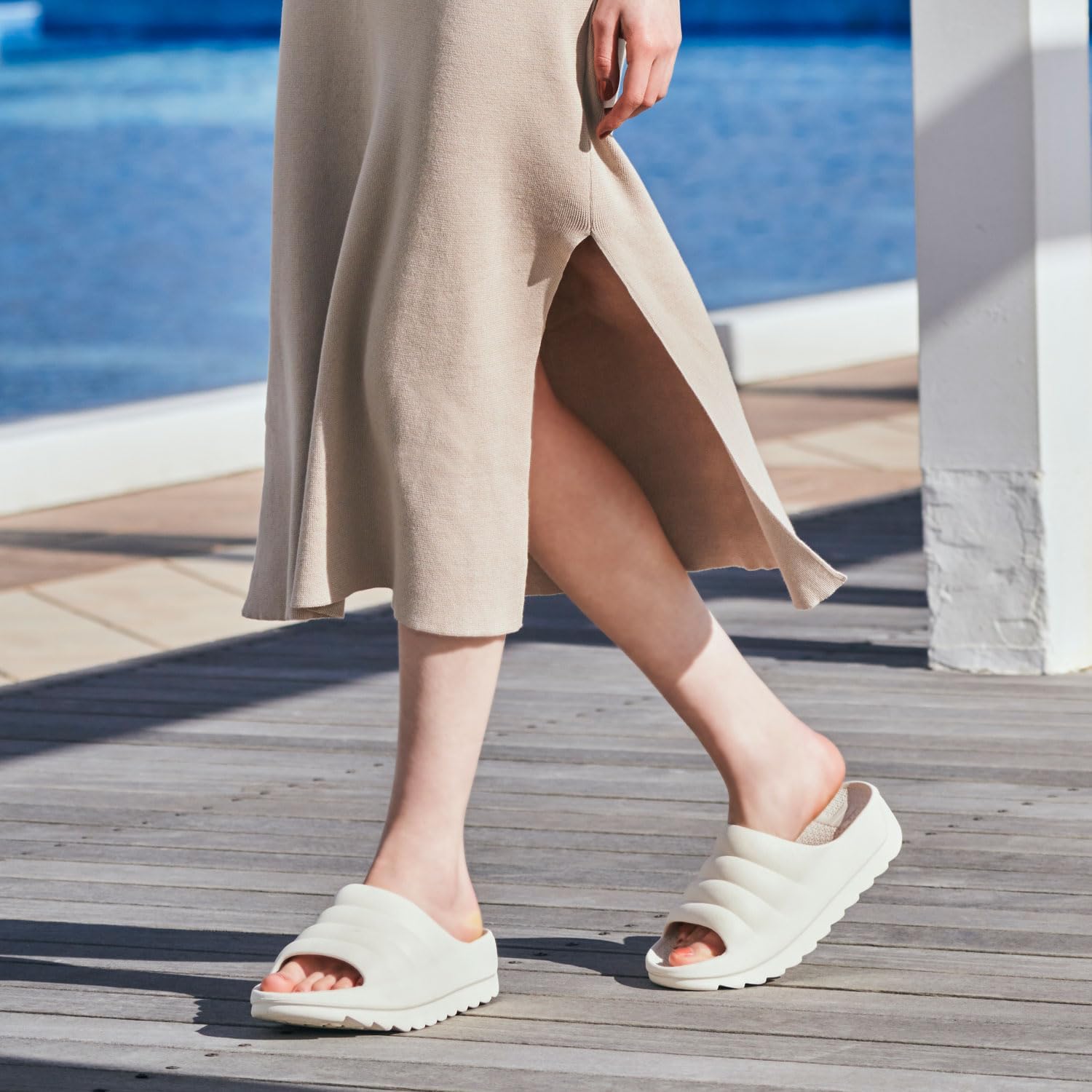 [テリック] スライドサンダル W-CLOUD