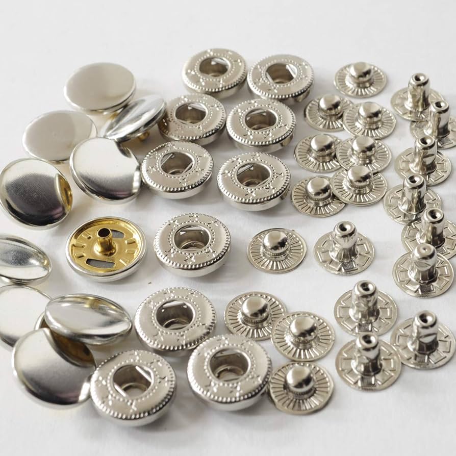 Amazon | MYmama バネホック 3サイズ 10組 レザークラフト ボタン