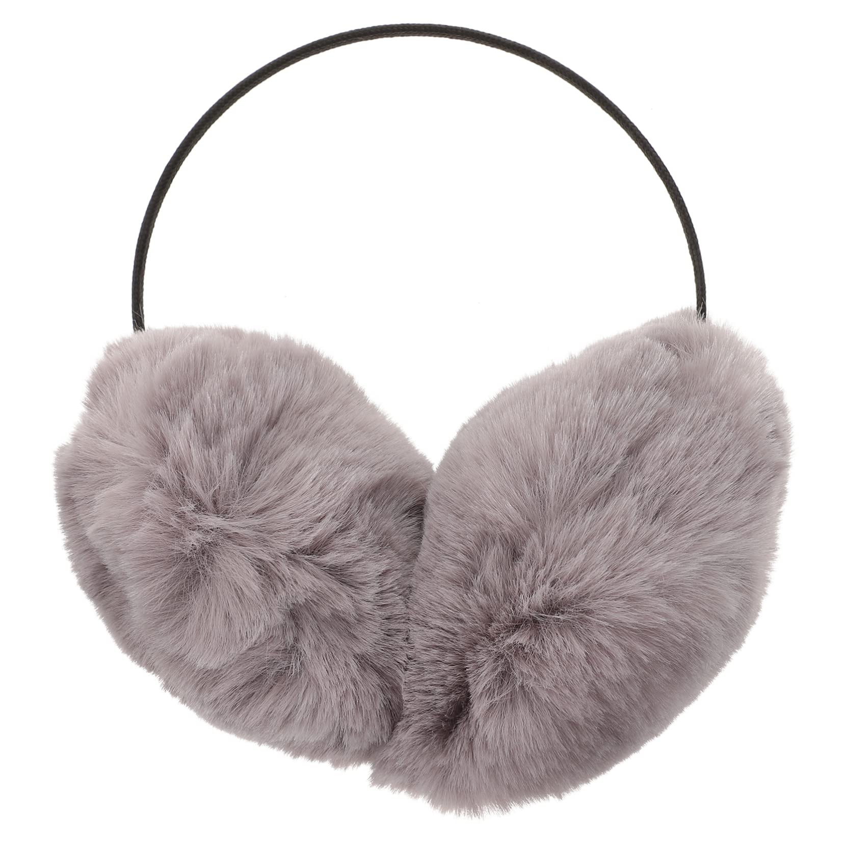 CONGARTENO Faux Ear Muffs Plush Ear Warmers for Outdoor Activities Stylish Comfortable Ear Covers for Cold Weather for Skating Hiking and Daily Wear