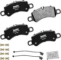 Vista 106 de Pastillas de Freno Delanteras Cerámicas Bendix Priority1 CFC430A para Modelos Selectos INFINITI G35, I30, Nissan 350Z, Altima, Juke, Maxima, Sentra