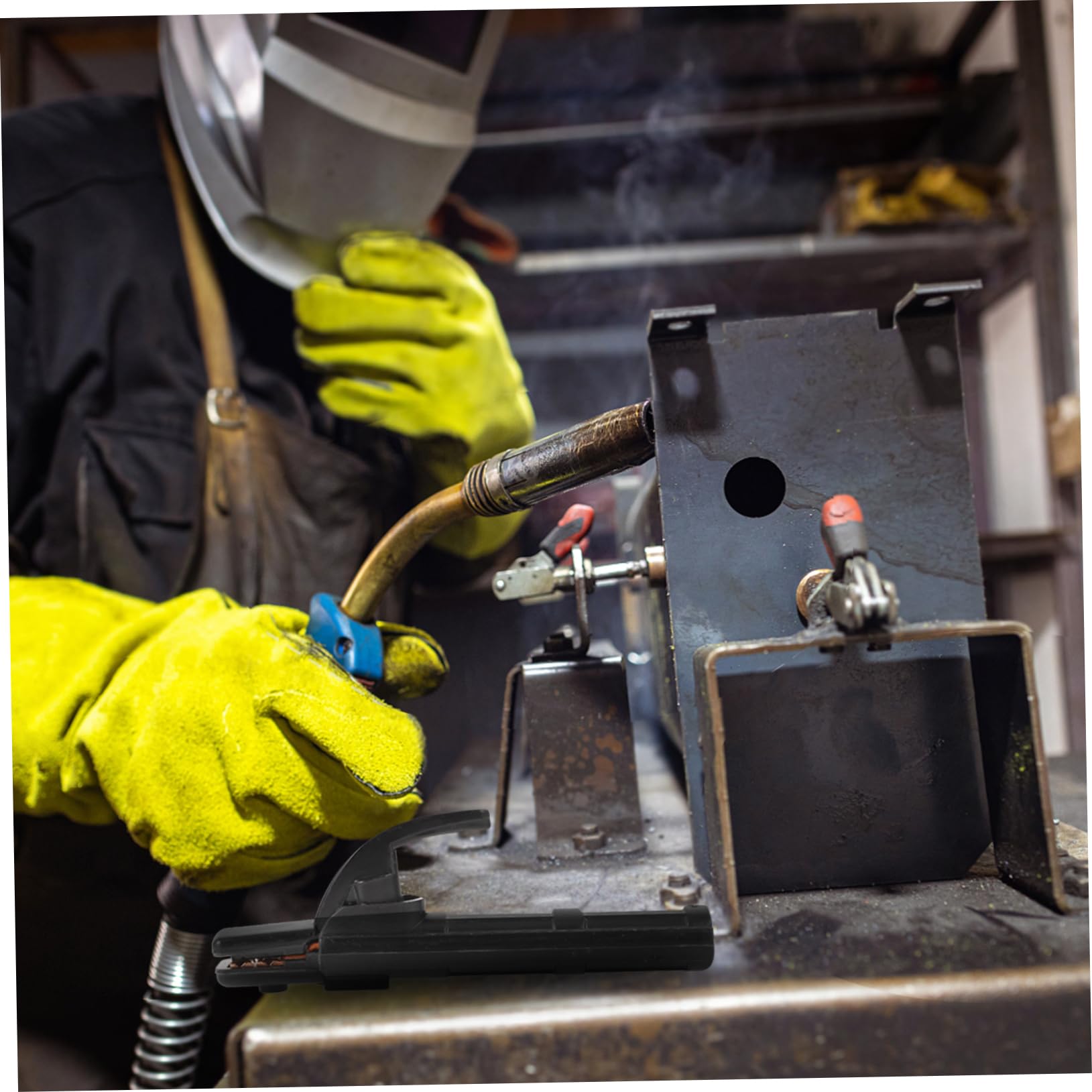 Veemoon Welding Clamp Maintenance Repairing Tool Welders Accessories Soldering Clamp Pliers for Welding Welders Tools Welding Pliers Soldering Pliers Soldering Aid Pliers Black Pvc