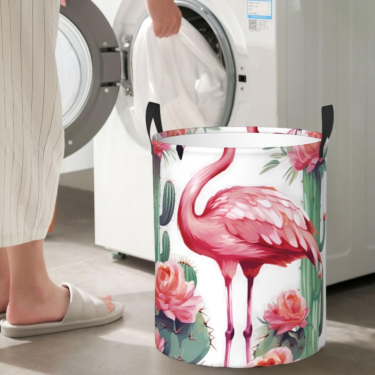 Laundry Basket With Handles Foldable Laundry Hamper Dirty Clothes Basket image 5