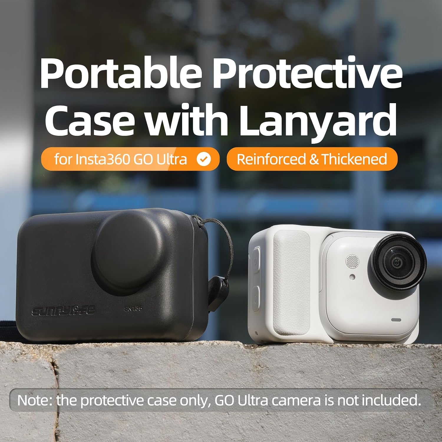 Small Hard Case for Insta360 GO Ultra, Portable Mini Travel Storage Case for Insta 360 GO Ultra Accessories, Waterproof, Compact, Easy Carrying
