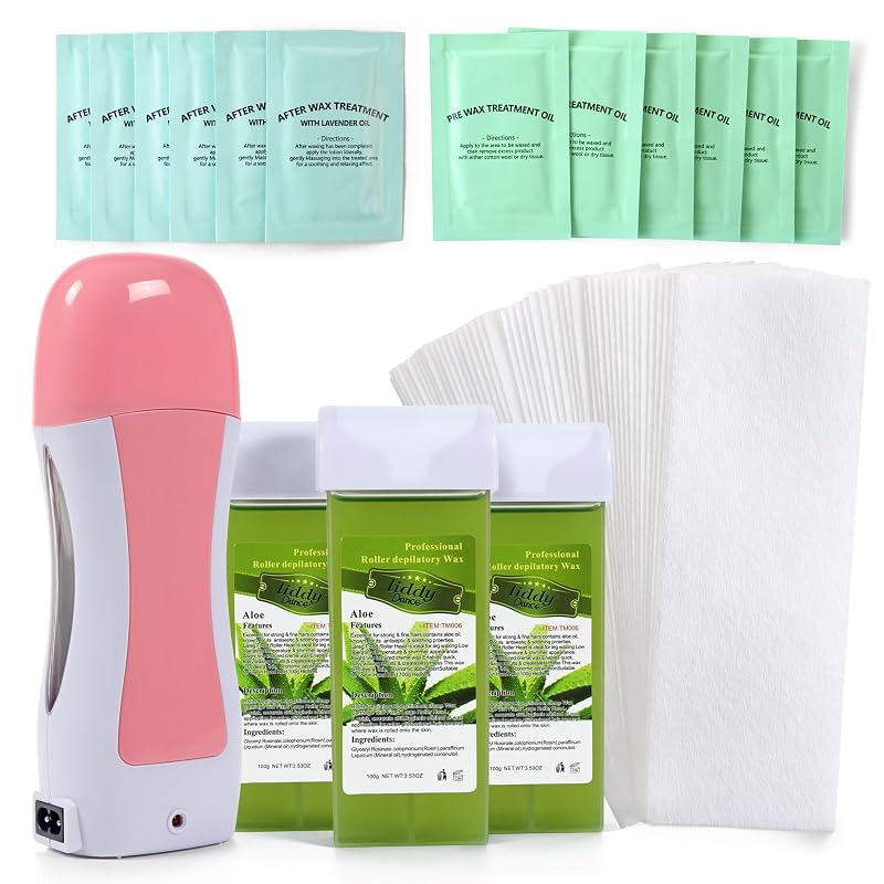 Kit de depilação com cera roll-on liddy Dance para áreas extensas