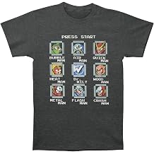 Men's Mega Man Stage Select T-Shirt Medium Heather