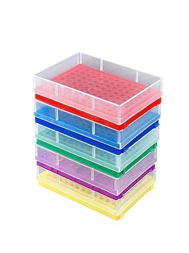 Vista 27 de Tubo de bloque de enfriamiento de aluminio Cool Rack 96 Pozos para 0.0 fl oz 0.0 fl oz 96 PCR Placa Tiras Paquete de 1