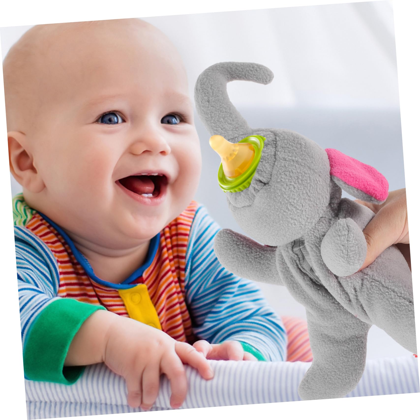 BESTonZON 5St animal-design waschbare Träger Abdeckung für Babymilchflaschen Figur glasflasche Dekorativer Überzug für die Stillflasche Dekore für Stillflaschen PP Baumwolle