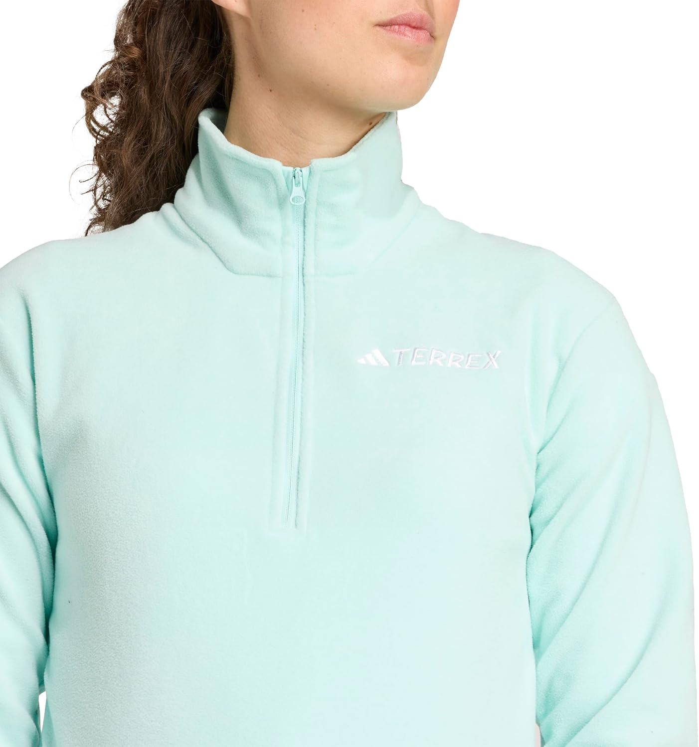adidas Women's Terrex Multi Essentials Half-zip Fleece Hiking Jacket