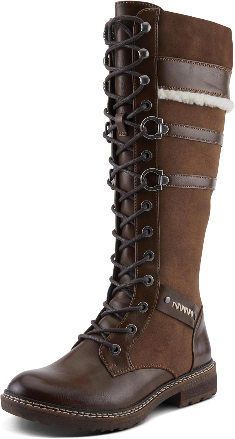 PATRIZIA Women's ALGERON Tall Boots with Sleek Design, Decorative Details, and Comfortable Fit