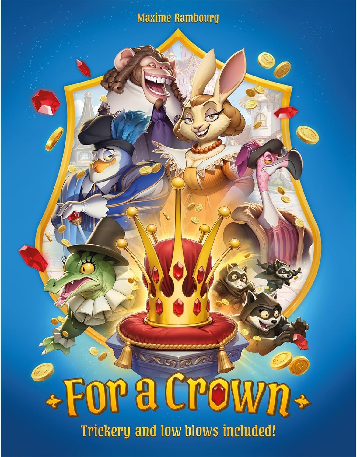 Produzione Repos | For a Crown | Gioco da tavolo | Età 8+ | 3-5 giocatori | Tempo di gioco: 30 minuti