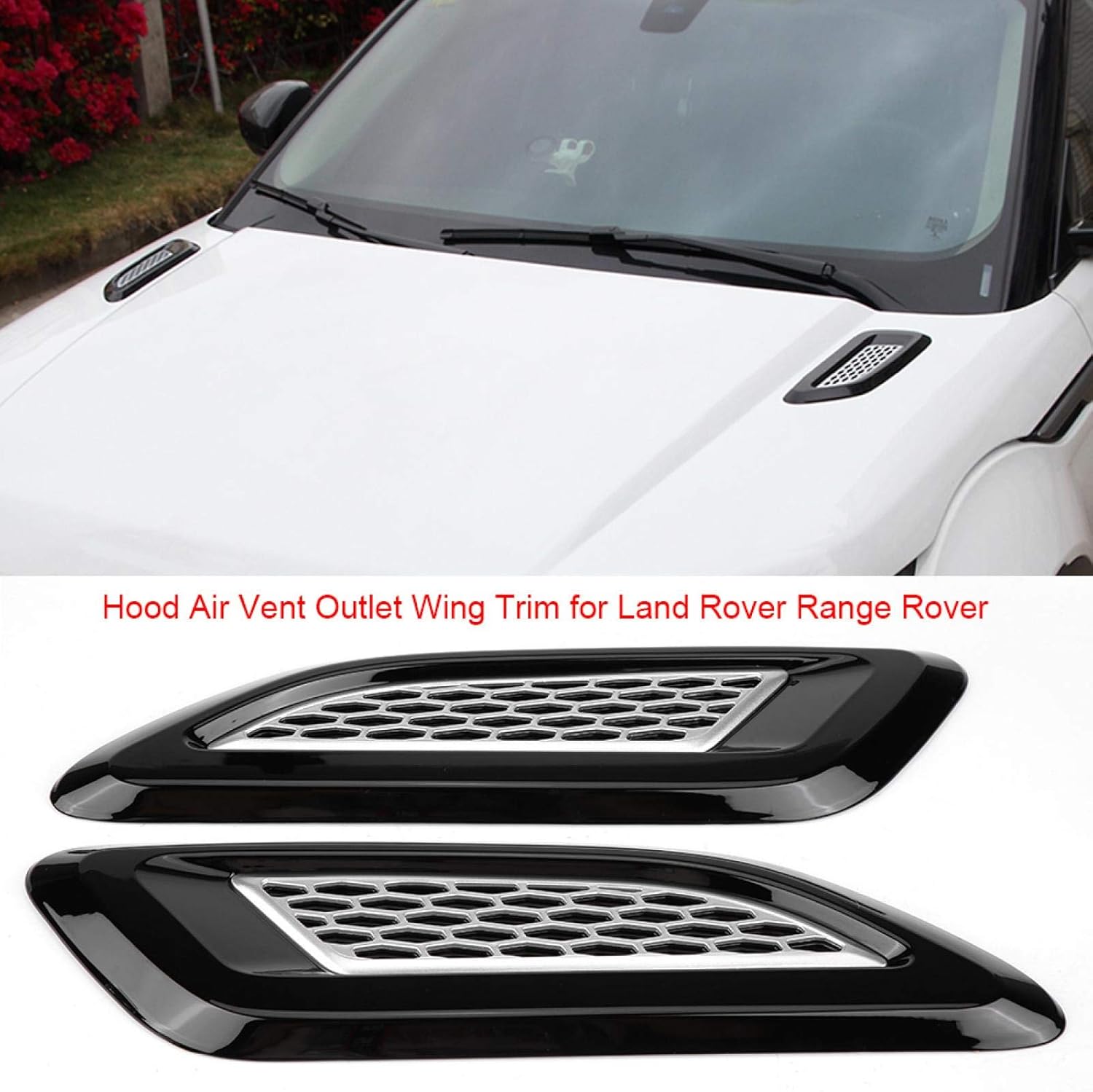 Hood Vents Car Hood Vent for Range Rover 2013-2018 for Range Rover Sport 2014-2018 for Range Rover Evoque 2012-2018 for Discovery 4 2010-2016 for Freelander 2