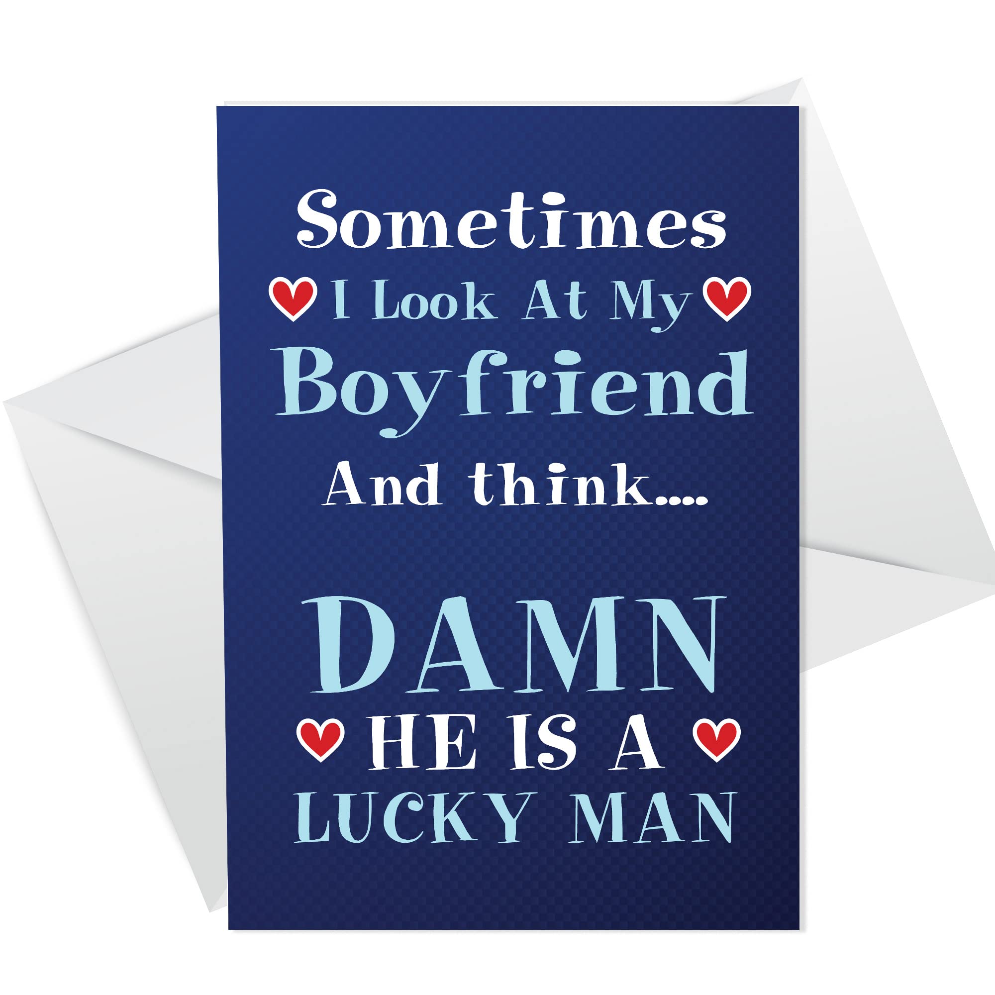 Funny Boyfriend Card For Valentines Anniversary Humour Fun Card For Him Joke