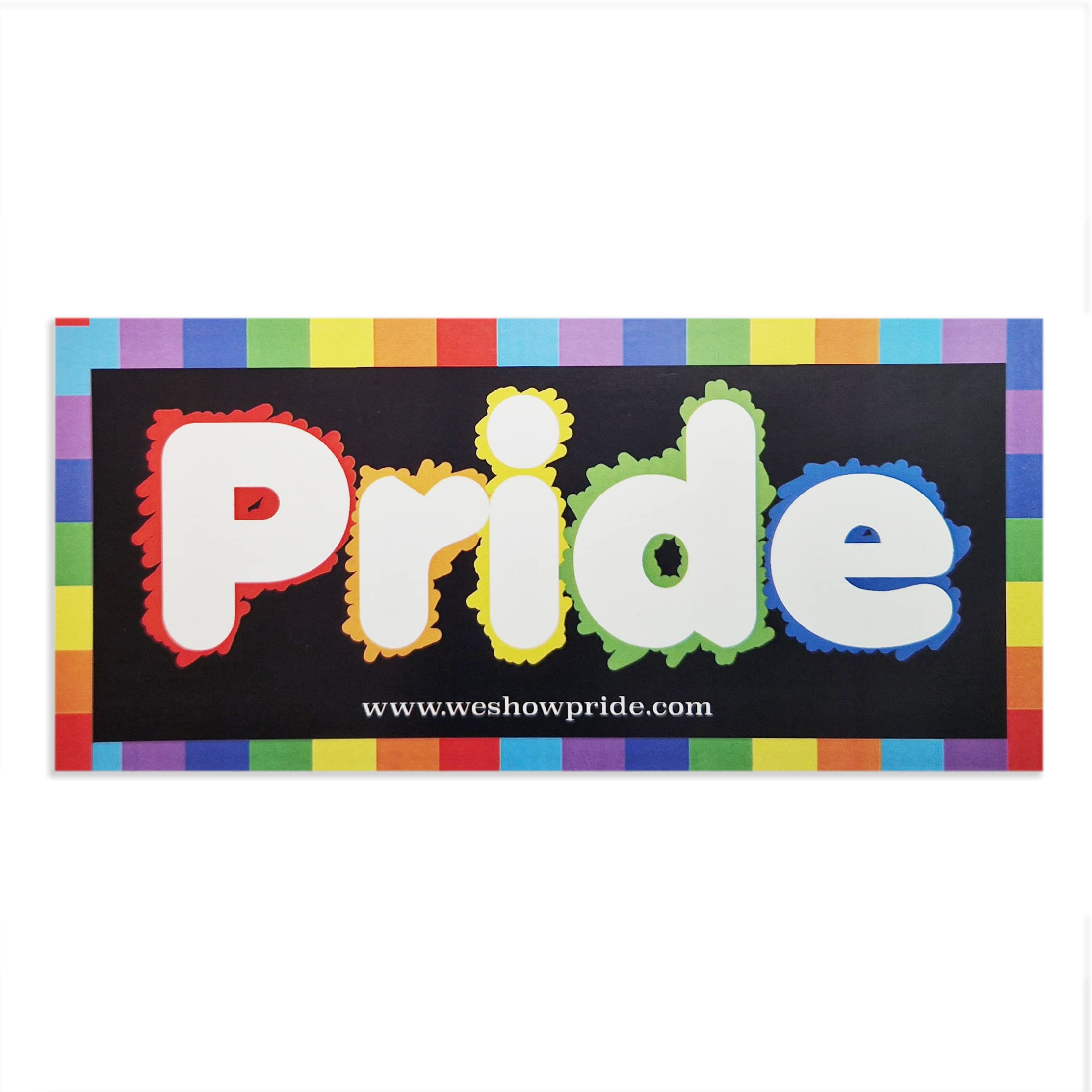 Gay Pride Bumper Stickers Novelty Fun Car Large LGBT LGBTQIA Vinyl Decal Pride