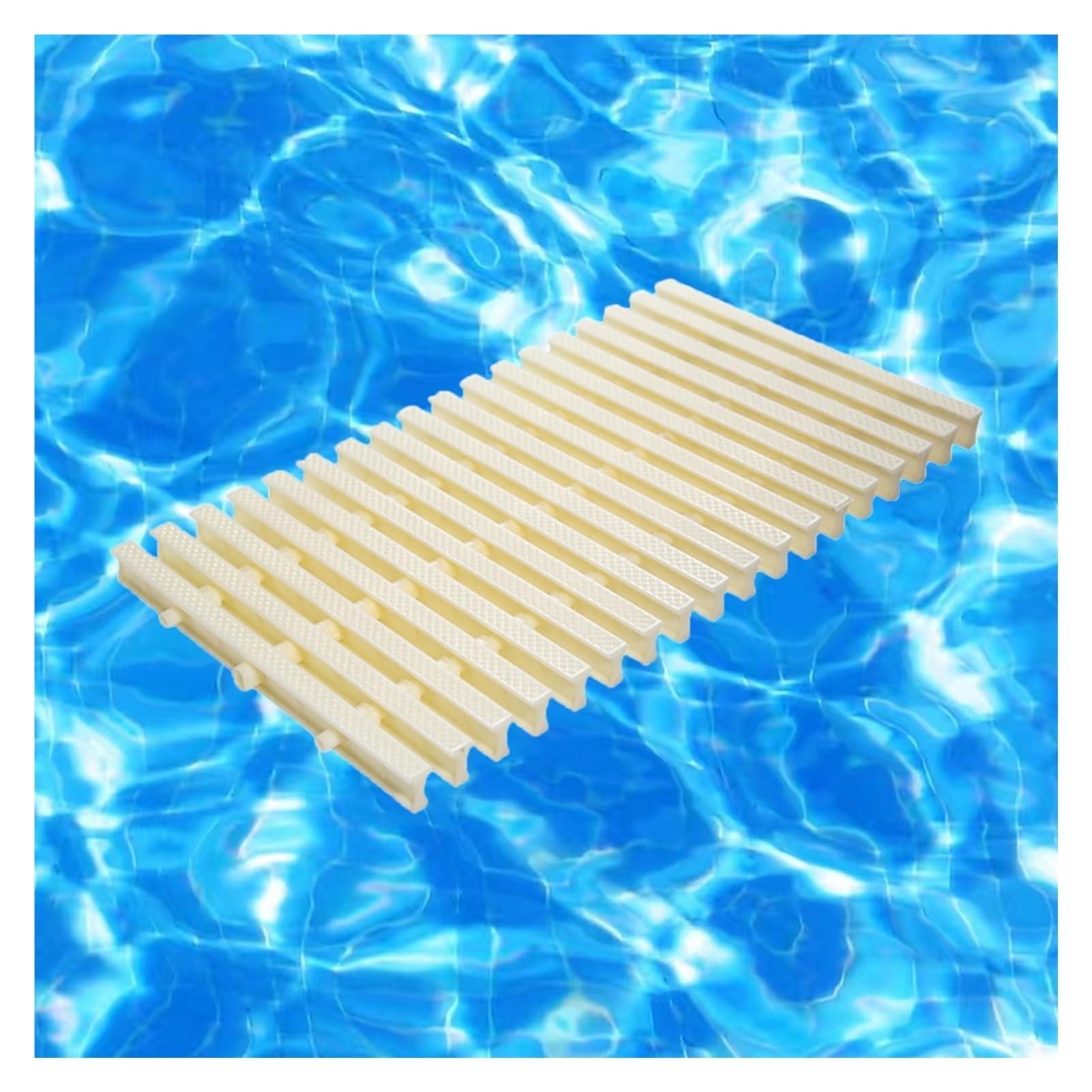 Grille de trop-plein modulaire haut de gamme pour piscine et caniveau de terrasse