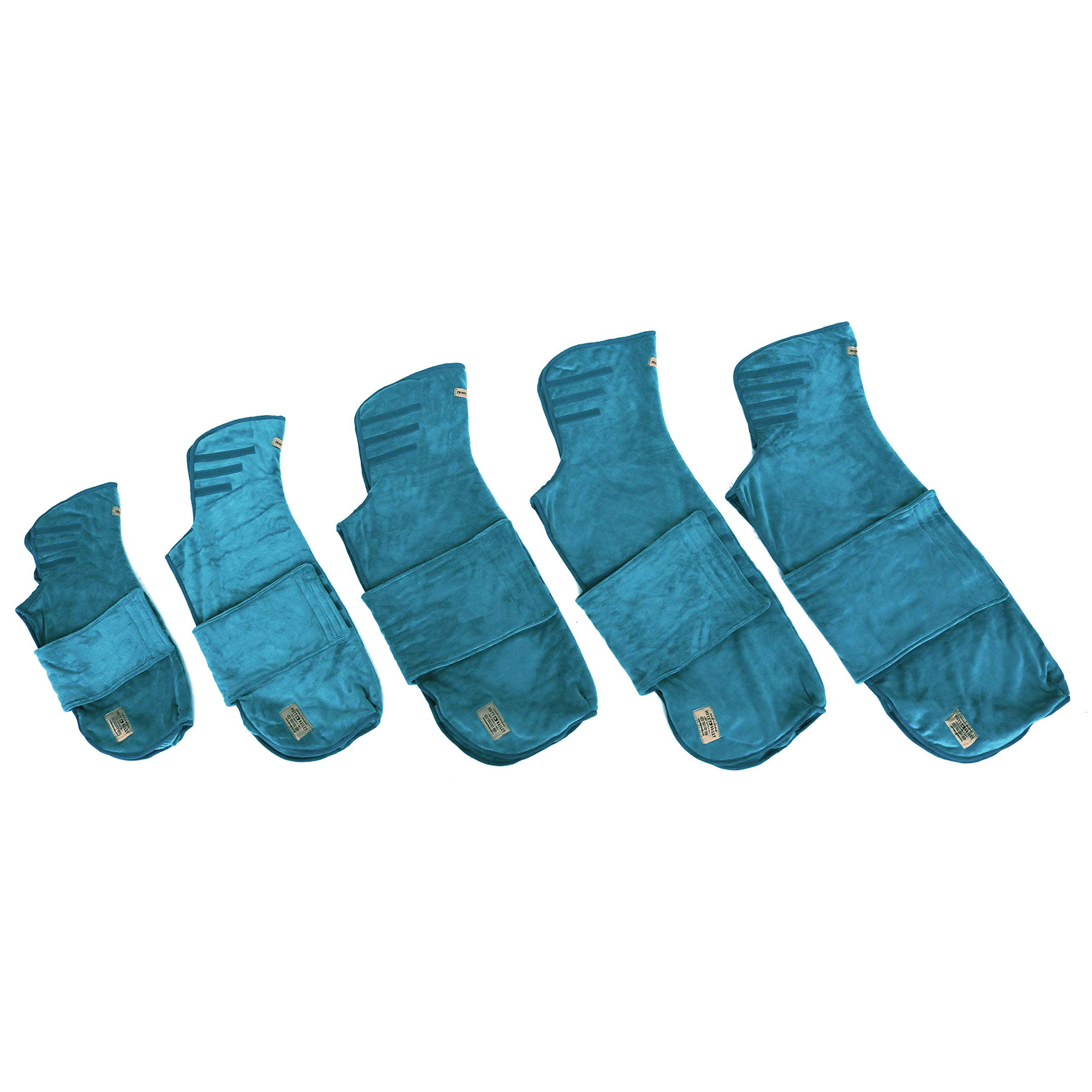 Manteau de séchage pour chien – Peignoir en microfibre avec design double couche super absorbant – Serviette pour chien pour sécher les chiens, coupe confortable (taille XL, bleu