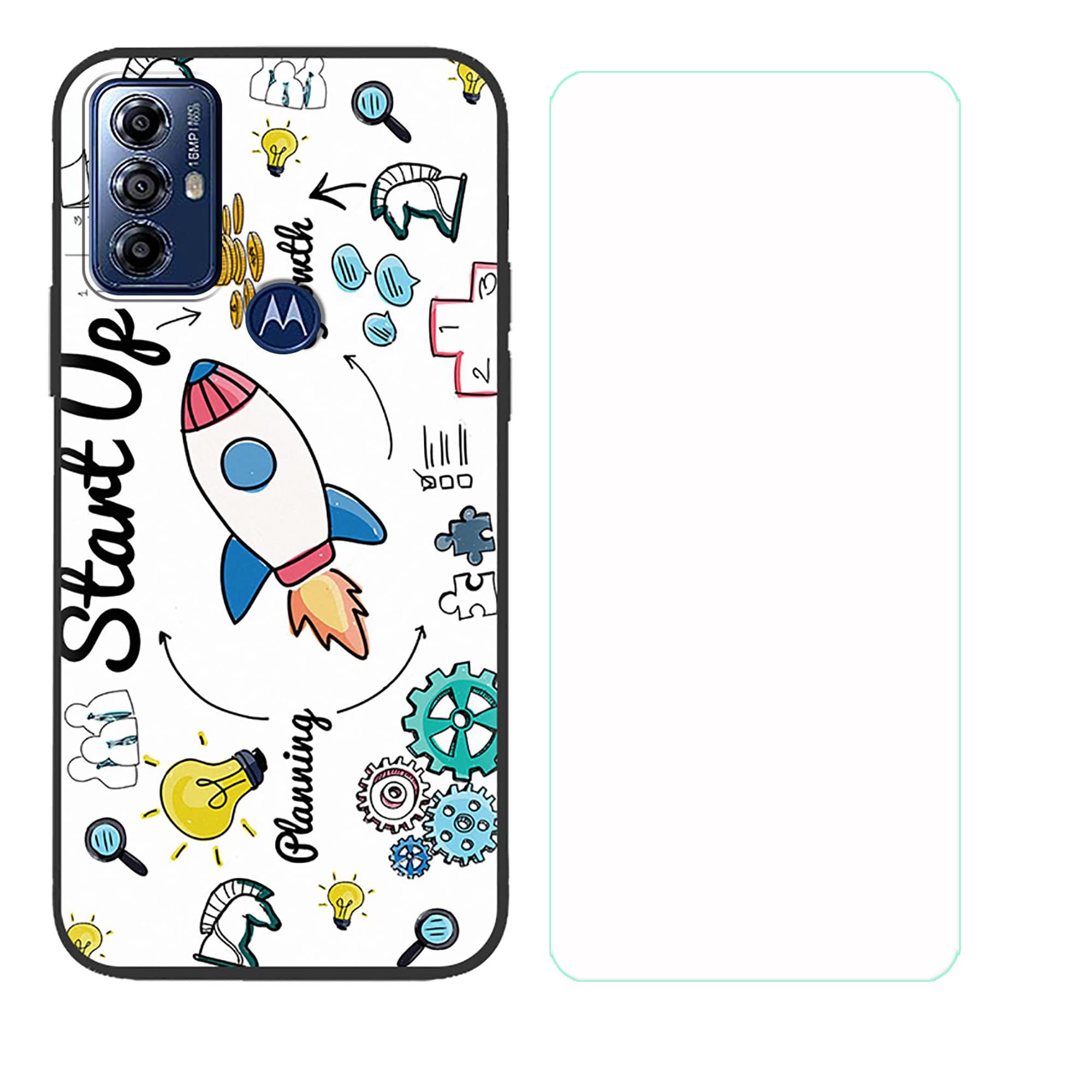 Wahhle Custodia per Moto G Stylus 5G 2022, pellicola