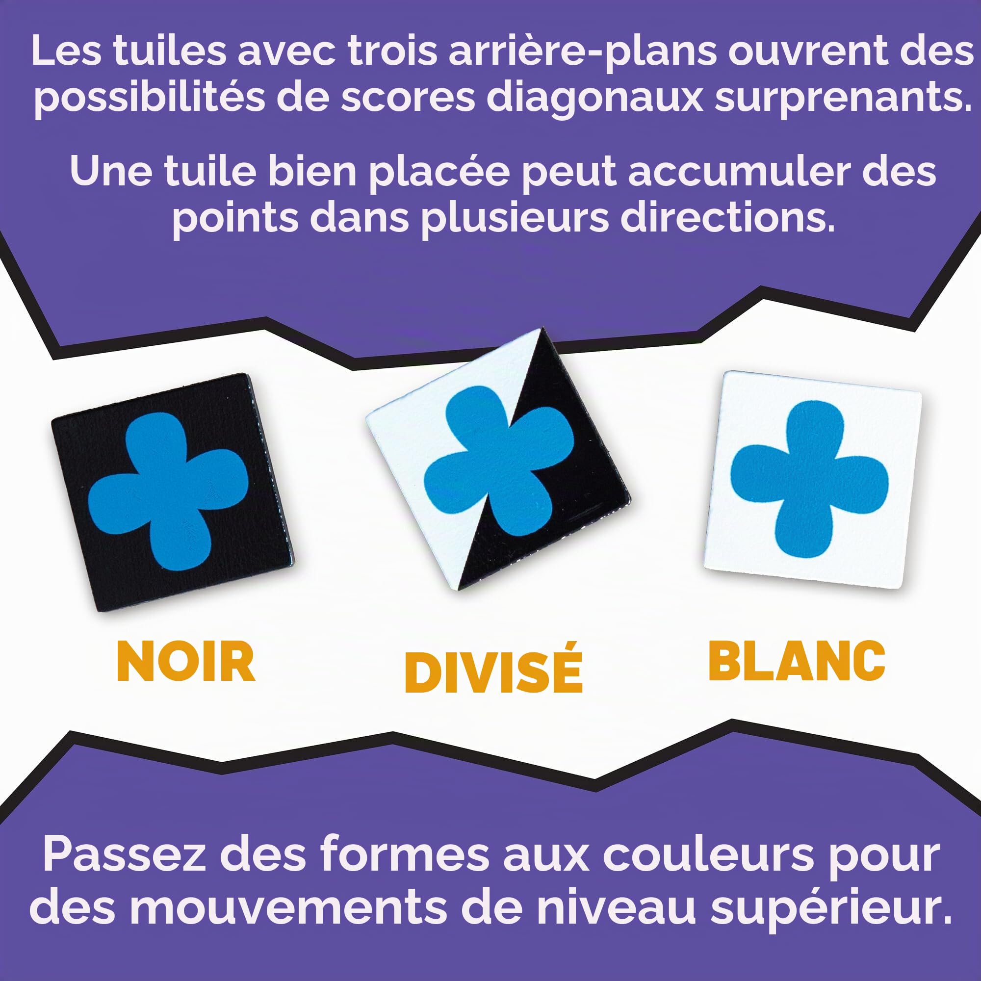 Mindware Qwirkle Flex Jeu de société à partir de 8 ans 2 à 4 joueurs Temps de jeu de 30 minutes