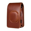 FotoCart LiPlay Camera Bag Compact Size Instant Camera Case Bag PU Leather with Shoulder Strap Compatible with Fujifilm Fuji Instax Mini LiPlay (Brown) gallery image