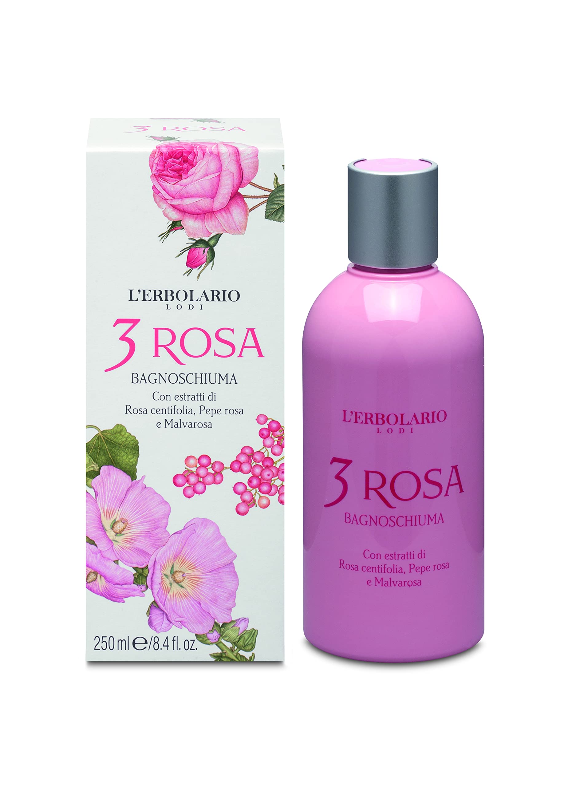 L'Erbolario 3 Pink Bath Foam