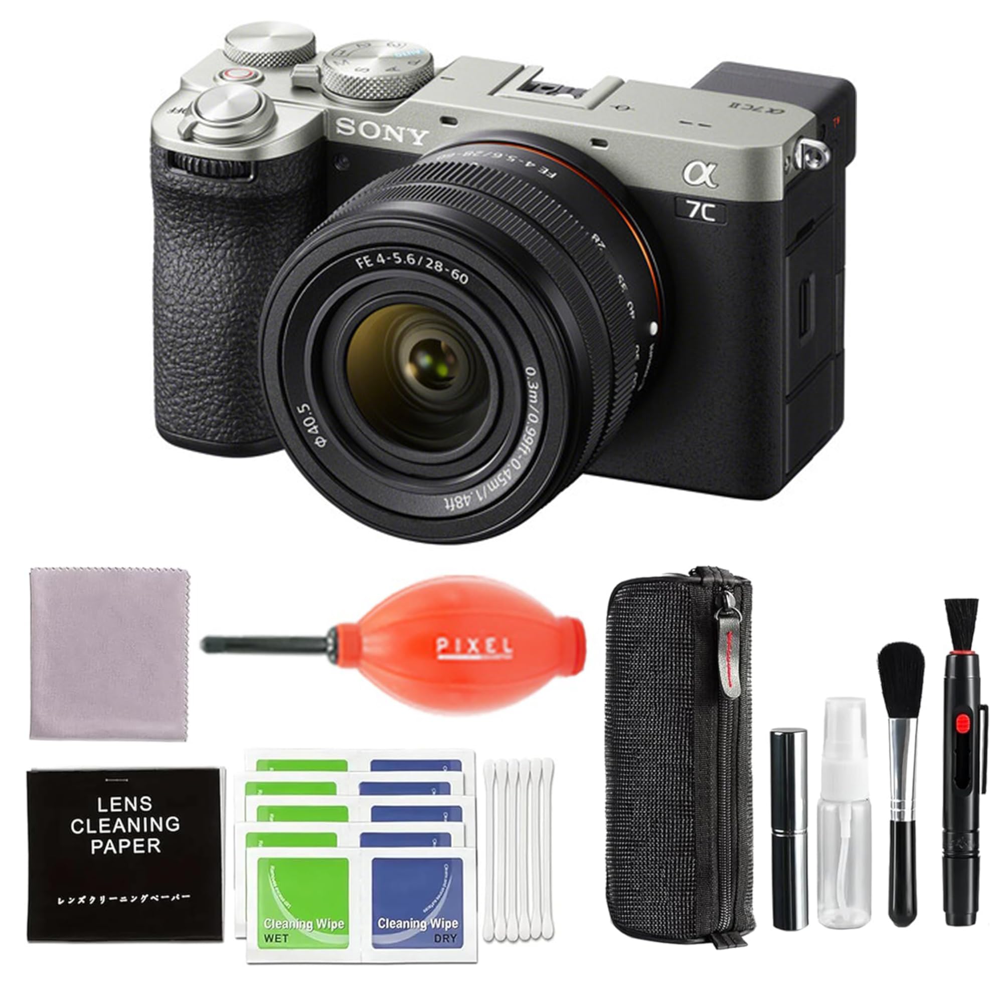 Buy Sony Alpha 7C II Full-Frame Camera with 28-60mm Lens (Silver