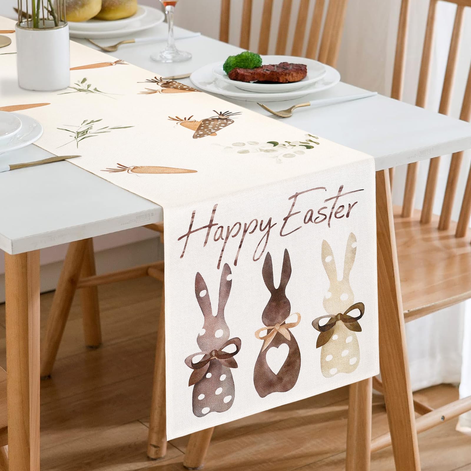 Runner Da Tavolo LOZULO In Lino - 40x140 Cm, Blu, Lavabile Per Esterni