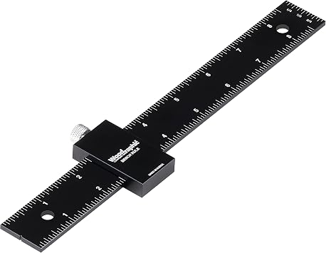 9" Pocket Ruler Compact CNC Marking Tool for Accurate Woodworking, Joinery, and Layout