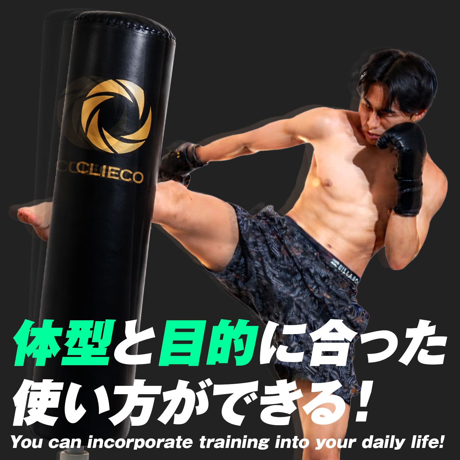 Amazon.co.jp: サンドバッグ 自立式 170cm 【グローブ付き】 吸盤式