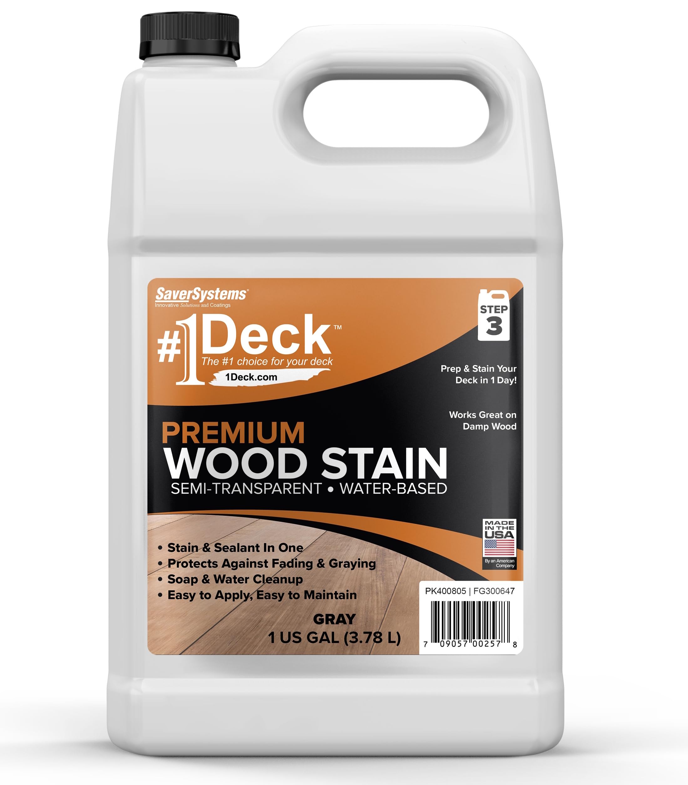 #1 Deck Premium Semi-Transparent Wood Stain