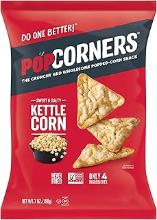 POPCORNERS Carnival Kettle, Popped Corn Chips, 7ounce (pack of 1)
