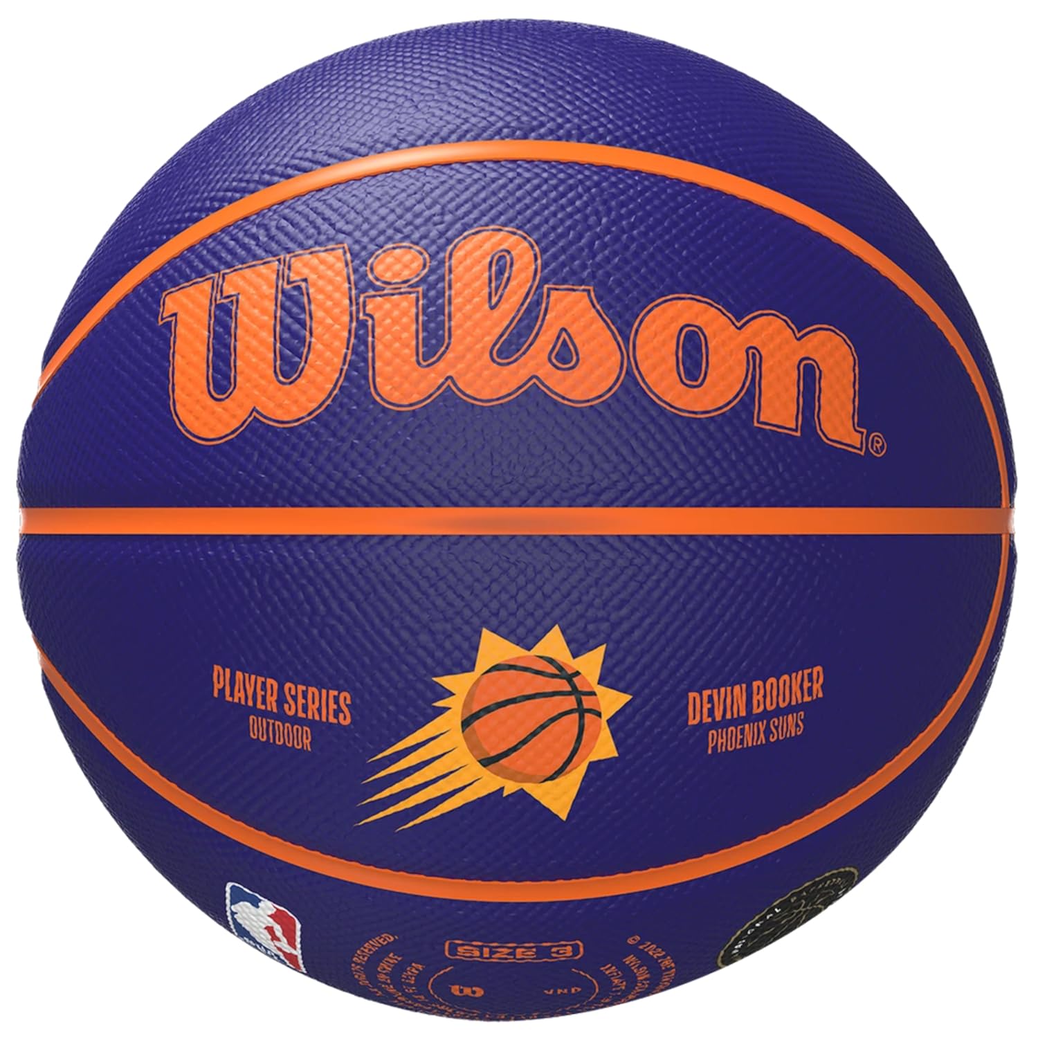 Ballon de Basketball Wilson NBA Devin Booker Mini Violet