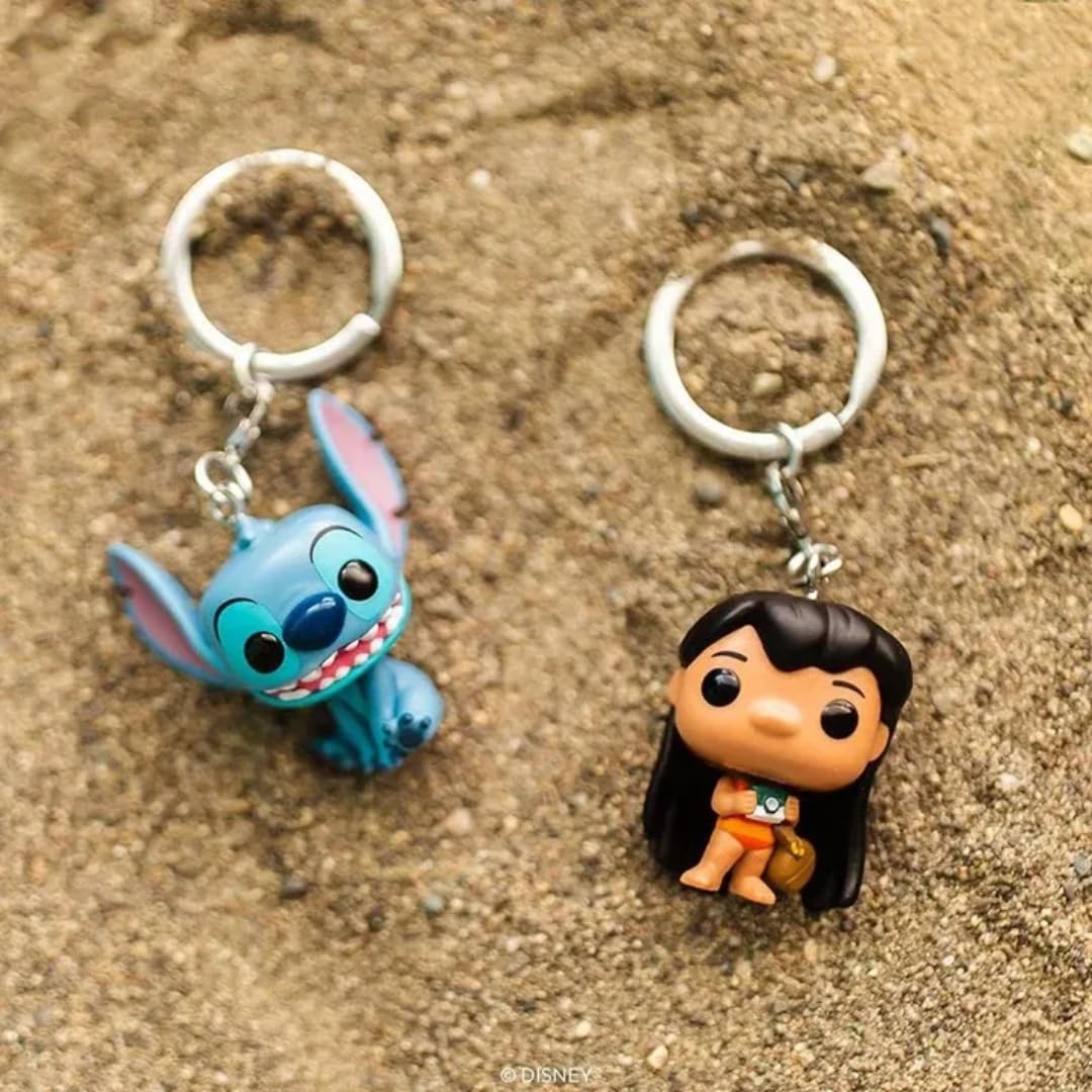 Figurine porte-clés Funko Pop! de Stitch, un ajout charmant pour les fans de Lilo & Stitch.