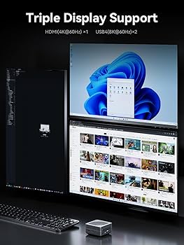 Amazon.com: MINISFORUM EM680 Mini PC AMD Ryzen 7 6800U 8C