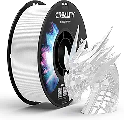 Creality Filamento PETG 1,75, filamento de impressora 3D: excelente dureza, alta precisão, precisão dimensional +/- 0,02 mm, carretel de 1 kg (1 kg) serve para a maioria das impressoras 3D FDM, PETG