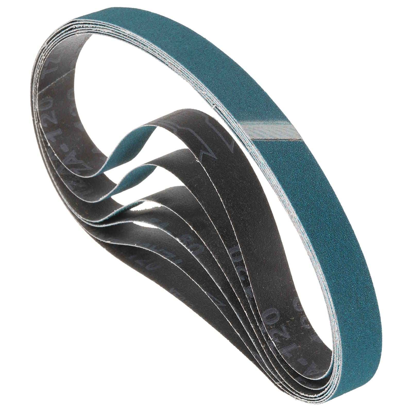 Kozelo 6 Pack Sanding Belts 50mm x 915mm 120 Grit Zirconia Abrasive Belt Sander Paper for Belt Sander Metal Grinding Wood Working Weld Rust Removal