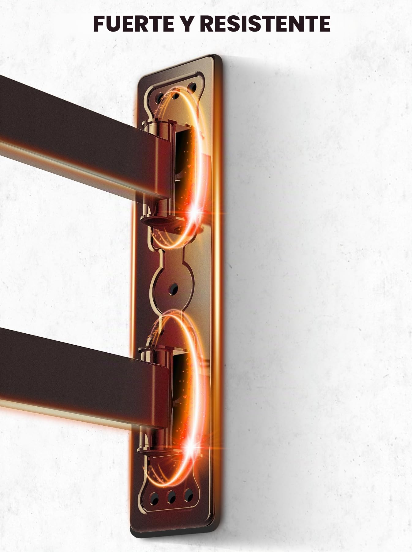 Soporte Pared TV de 32 a 65 Pulgadas, Soporte Television Brazo Largo 720mm | Inclinable y Giratorio, Máx VESA 400 x 400 mm, Soporta hasta 35 kg