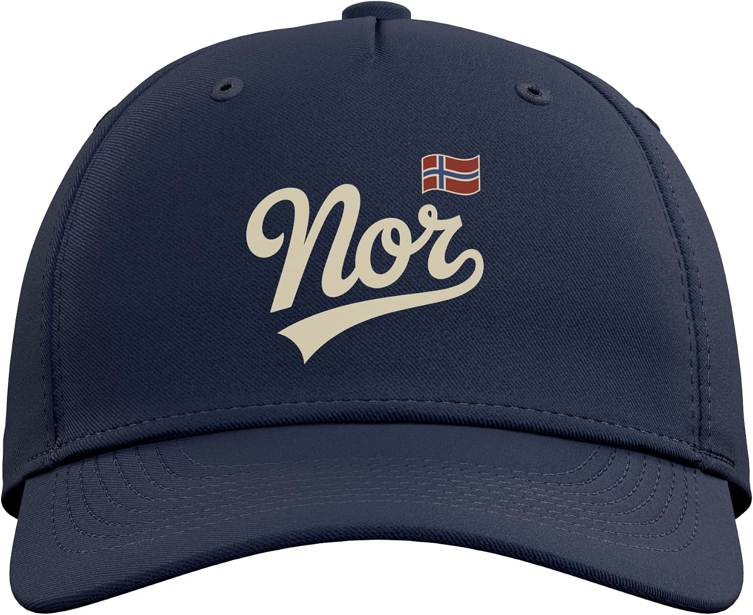 Norway Vintage Script Fan Adjustable Baseball Hat