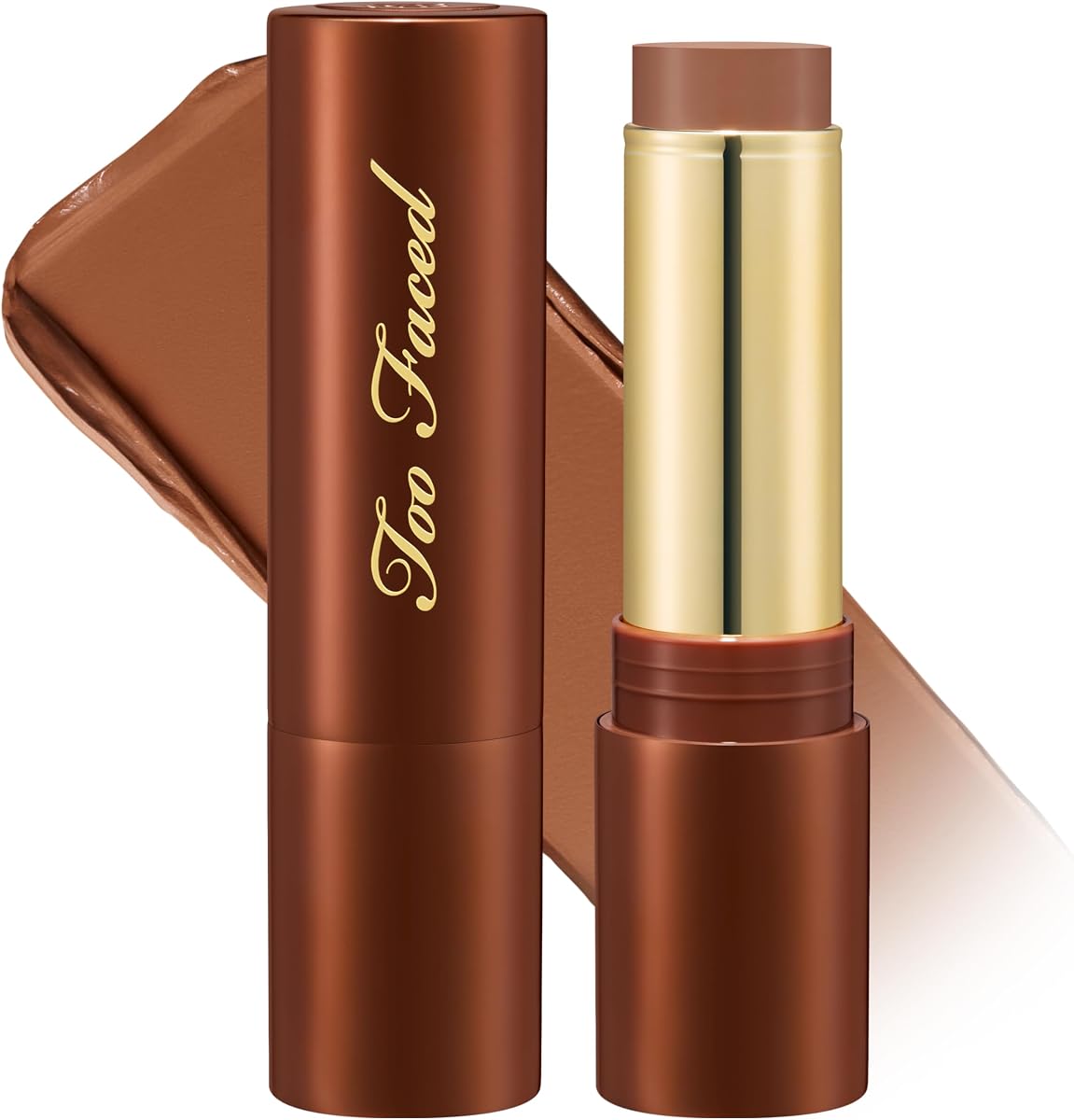 Chocolate Soleil Melting Bronzing & Sculpting Stick | Multi-Use, Contour + Cream Bronzer Stick | Lightweight, Satin-Finish with Buildable Coverage, 0.28 Ounce
