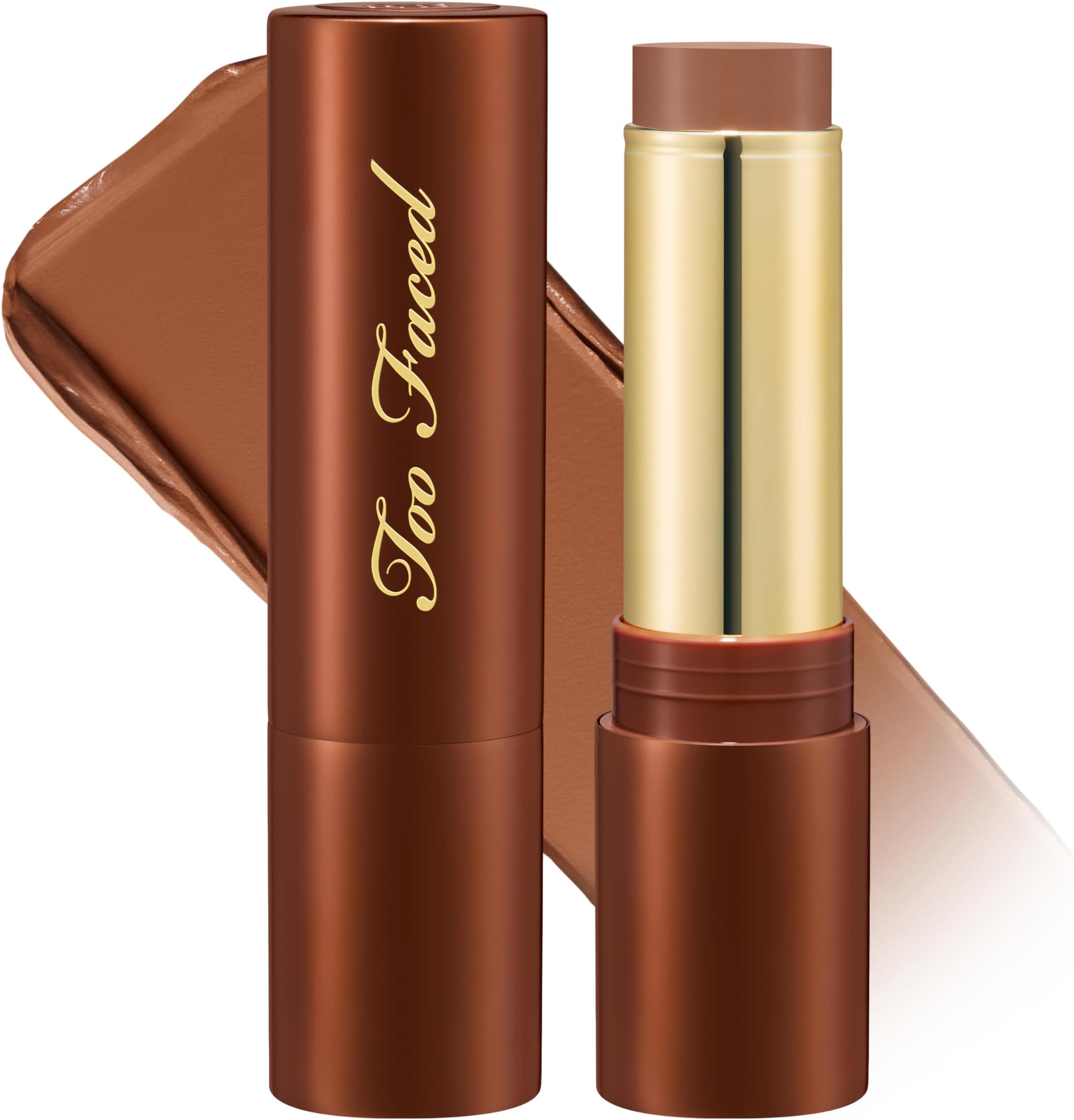 Chocolate Soleil Melting Bronzing & Sculpting Stick | Multi-Use, Contour + Cream Bronzer Stick | Lightweight, Satin-Finish with Buildable Coverage, 0.28 Ounce