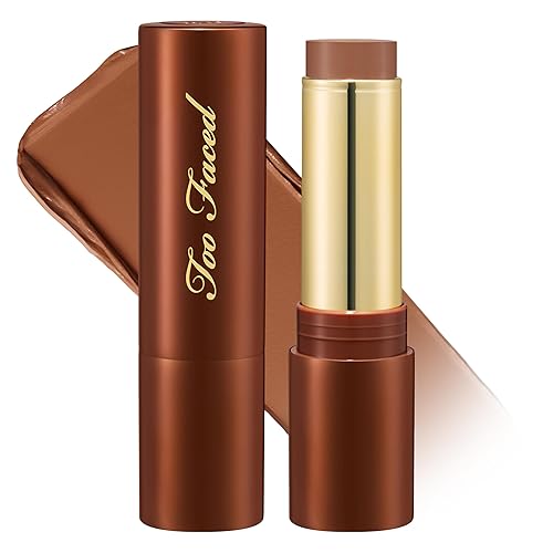 Too Faced Chocolate Soleil Melting Bronzing & Sculpting Stick | Multi-Use, Contour + Cream Bronzer Stick | Lightweight, Satin-Finish with Buildable Coverage, 0.28 Ounce