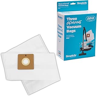 SBCH-3 Canister Vacuum Replacement Bags, Fits with Brio Canister Vacuum Cleaner, XL Vacuum Bags, 3-pack Set